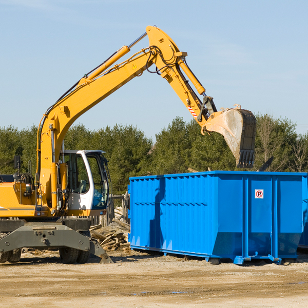 can i rent a residential dumpster for a construction project in Leslie